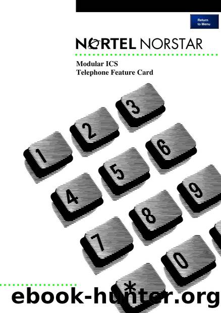 Modular ICS Telephone Feature Card by Unknown