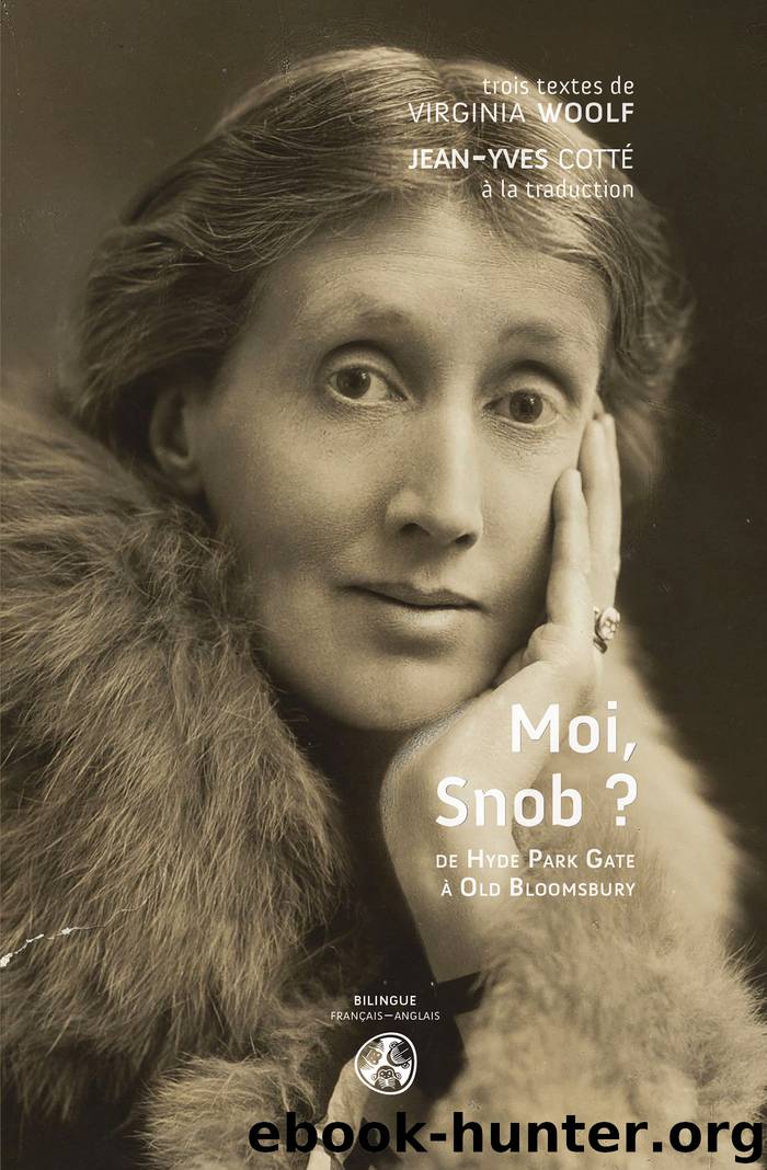 Moi, Snob ? by Virginia Woolf