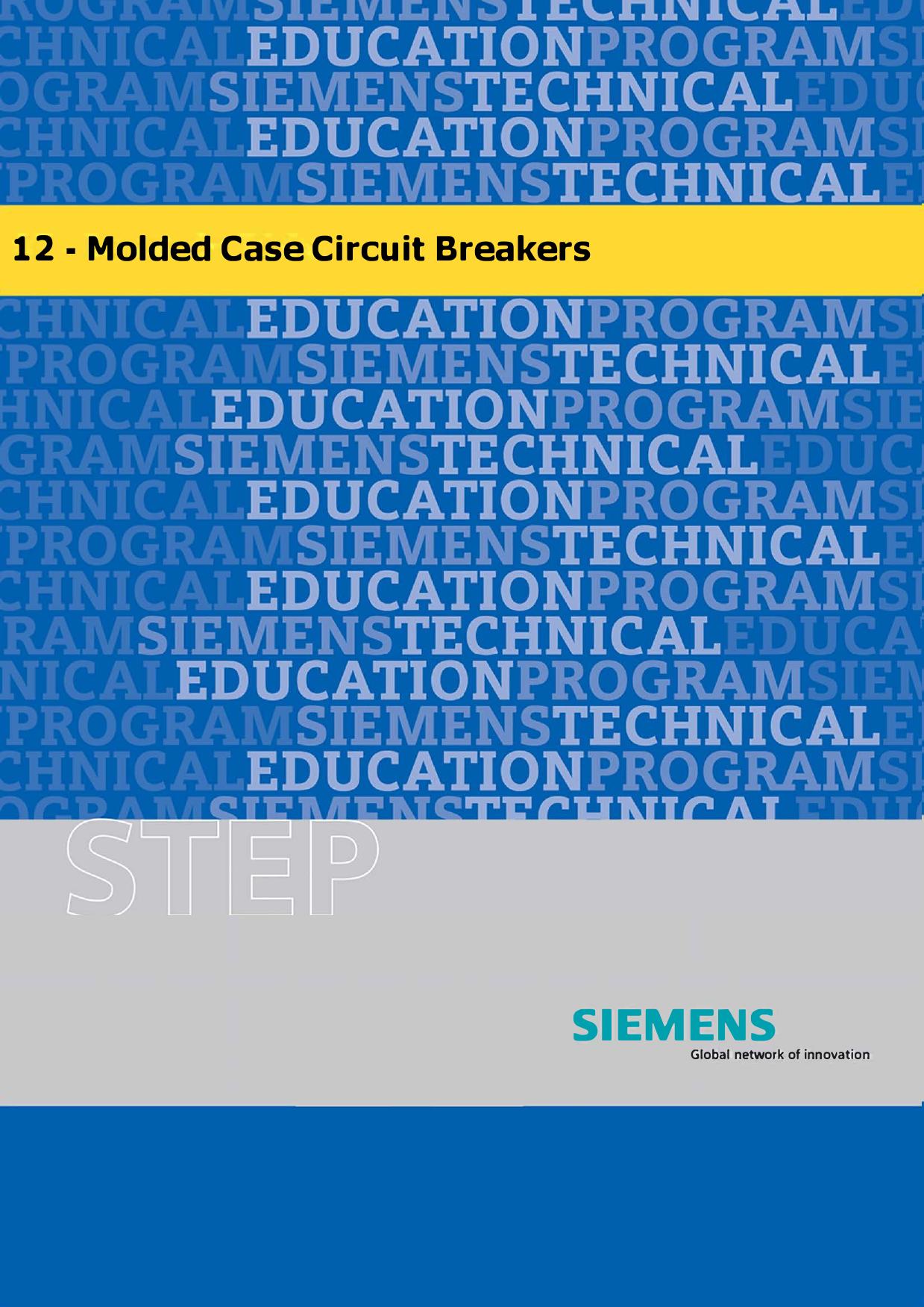 Molded Case Circuit Breakers by Unknown