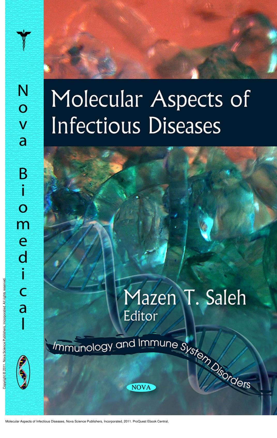 Molecular Aspects of Infectious Diseases by Mazen T. Saleh