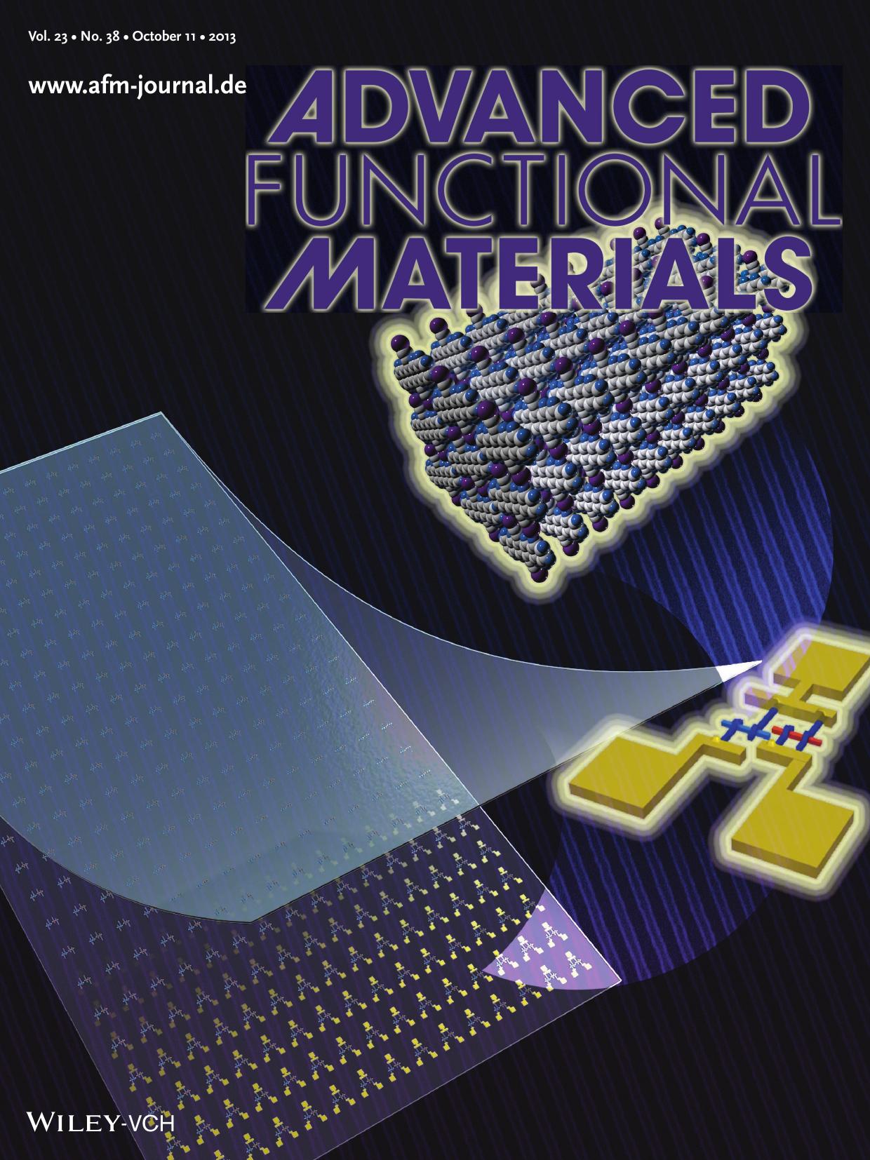 Molecular Electronics: SingleCrystal Organic Nanowire Electronics by Direct Printing from Molecular Solutions (Adv. Funct. Mater. 382013) by Unknown