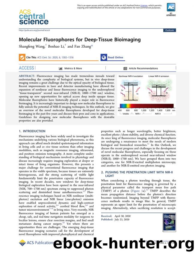 Molecular Fluorophores for Deep-Tissue Bioimaging by Shangfeng Wang & Benhao Li & Fan Zhang (ORCID: 0000-0001-7886-6144)