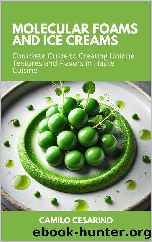 Molecular Foams and Ice Creams: Complete Guide to Creating Unique Textures and Flavors in Haute Cuisine by Cesarino Camilo