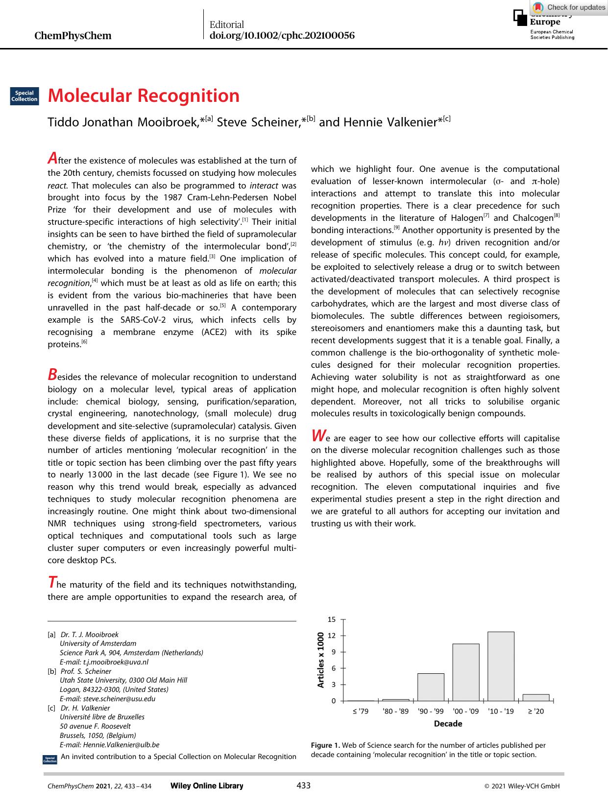 Molecular Recognition by Unknown