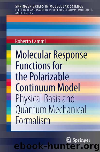 Molecular Response Functions for the Polarizable Continuum Model by Roberto Cammi