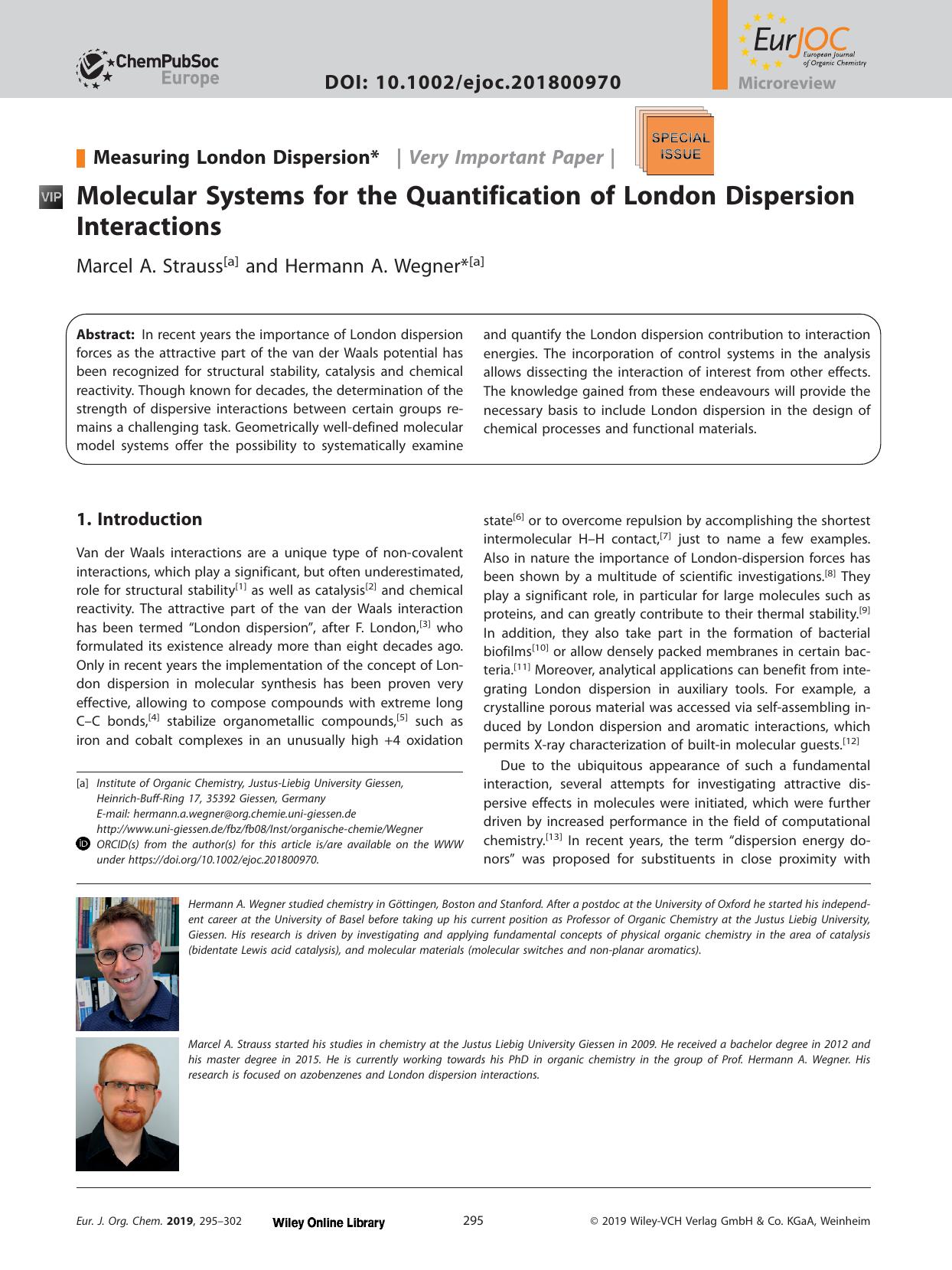 Molecular Systems for the Quantification of London Dispersion Interactions by Unknown