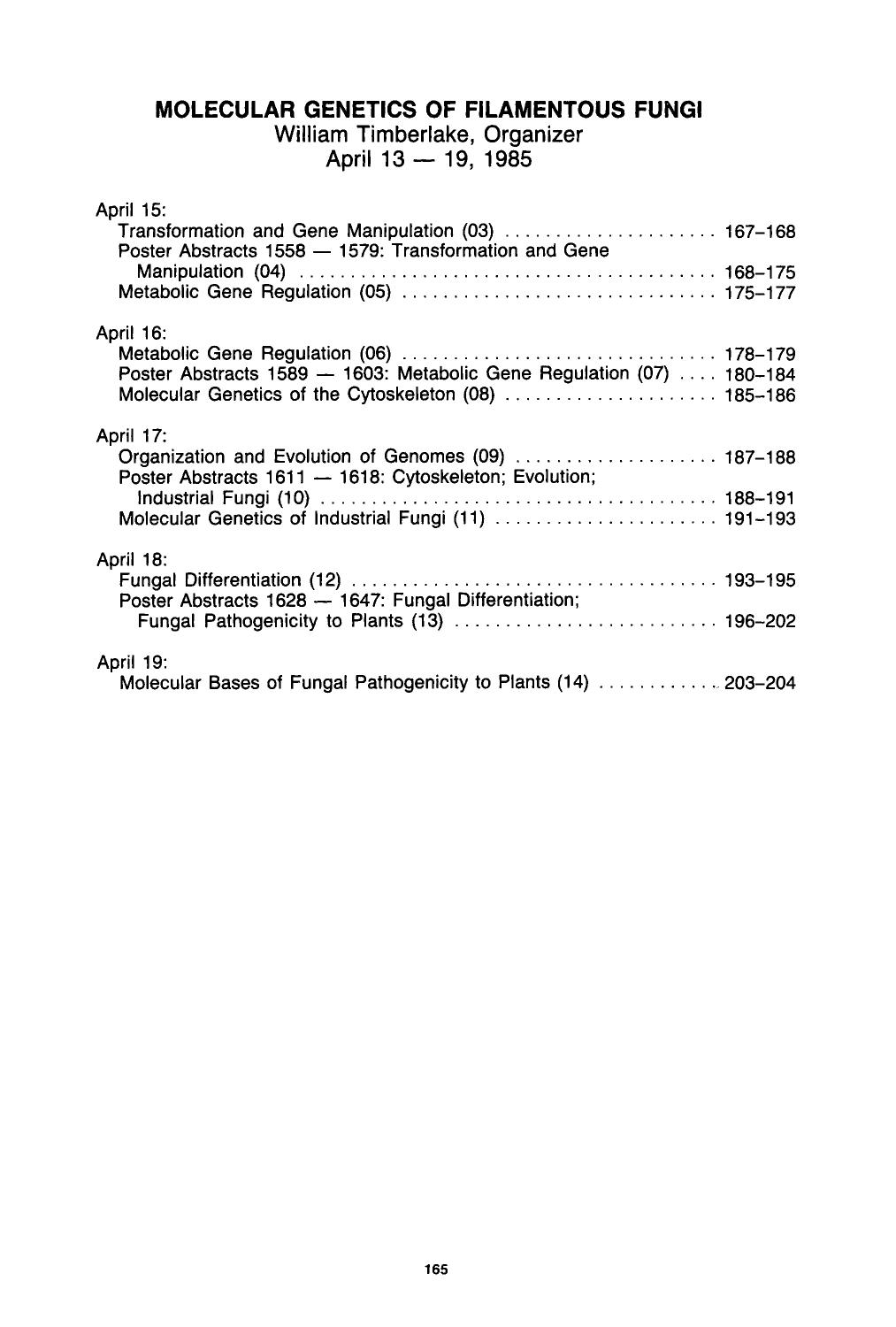 Molecular genetics of filamentous fungi by Unknown