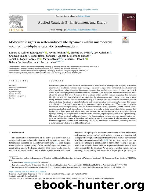 Molecular insights in water-induced site dynamics within microporous voids on liquid-phase catalytic transformations by unknow