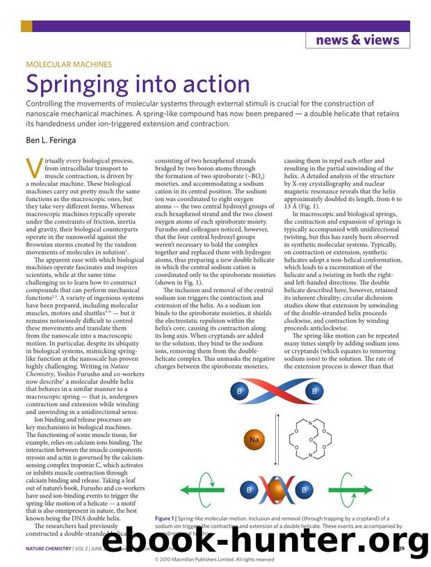 Molecular machines: Springing into action by Ben L. Feringa