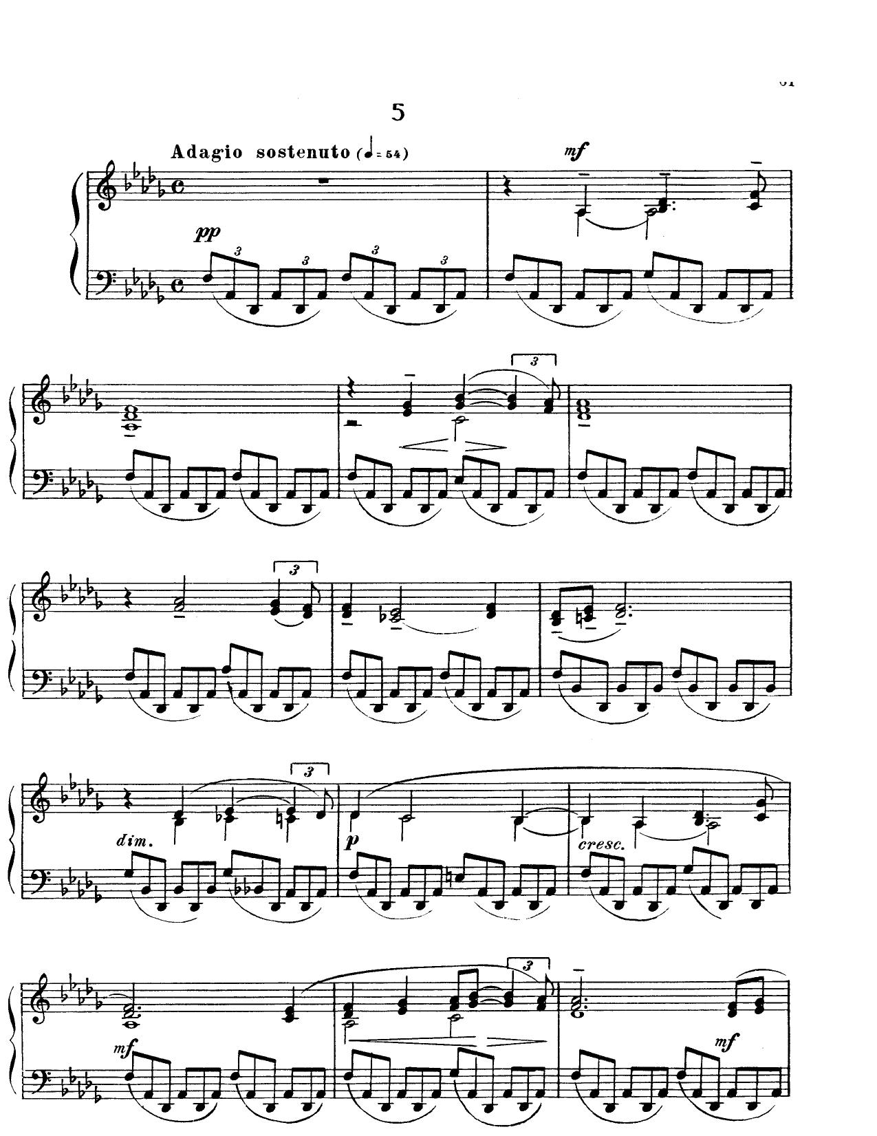 Moments Musical 5 by Unknown