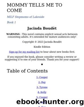 Mommy Tells Me to Come: MILF Stepmoms of Lakeside by Unknown