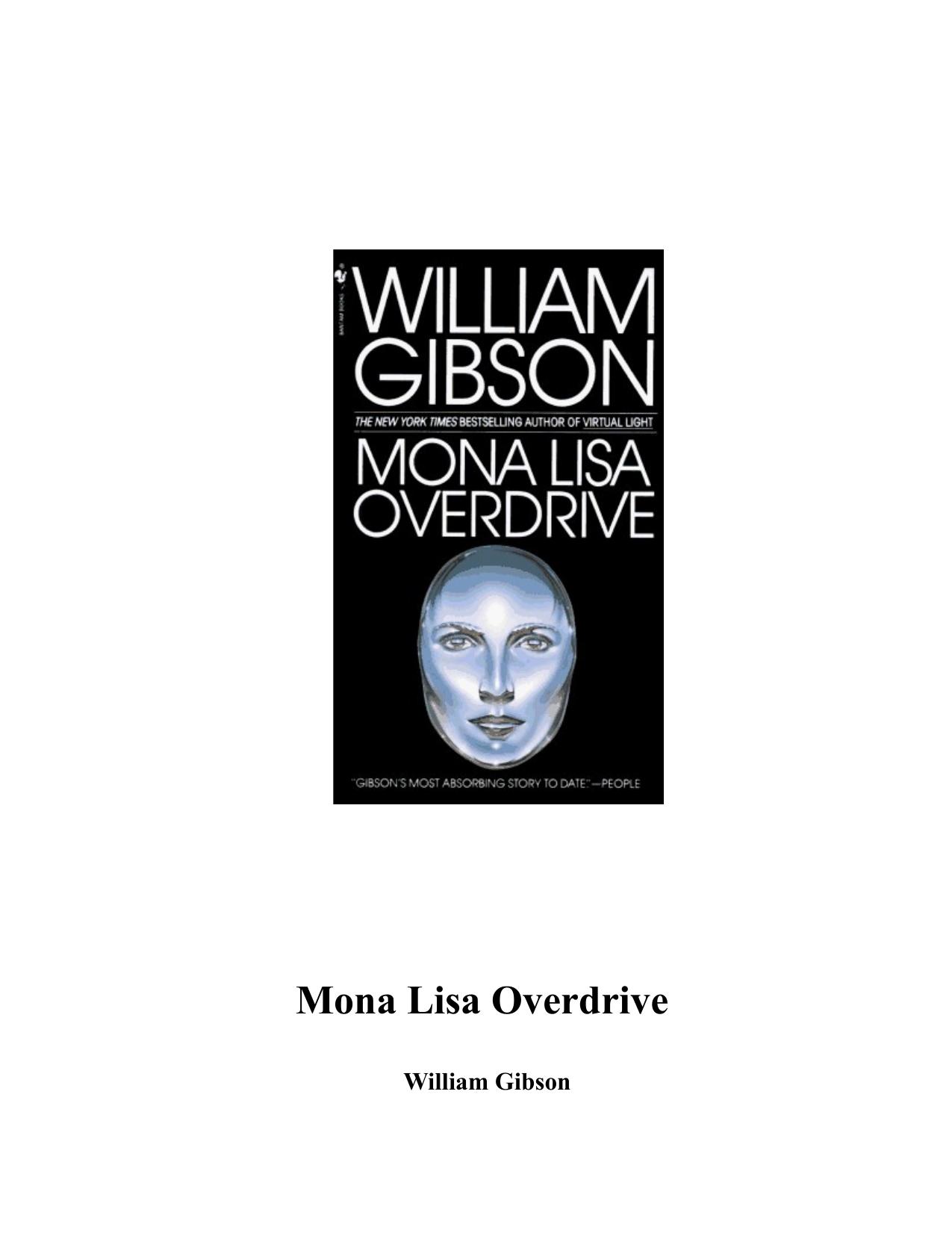 Mona Lisa Overdrive by William Gibson