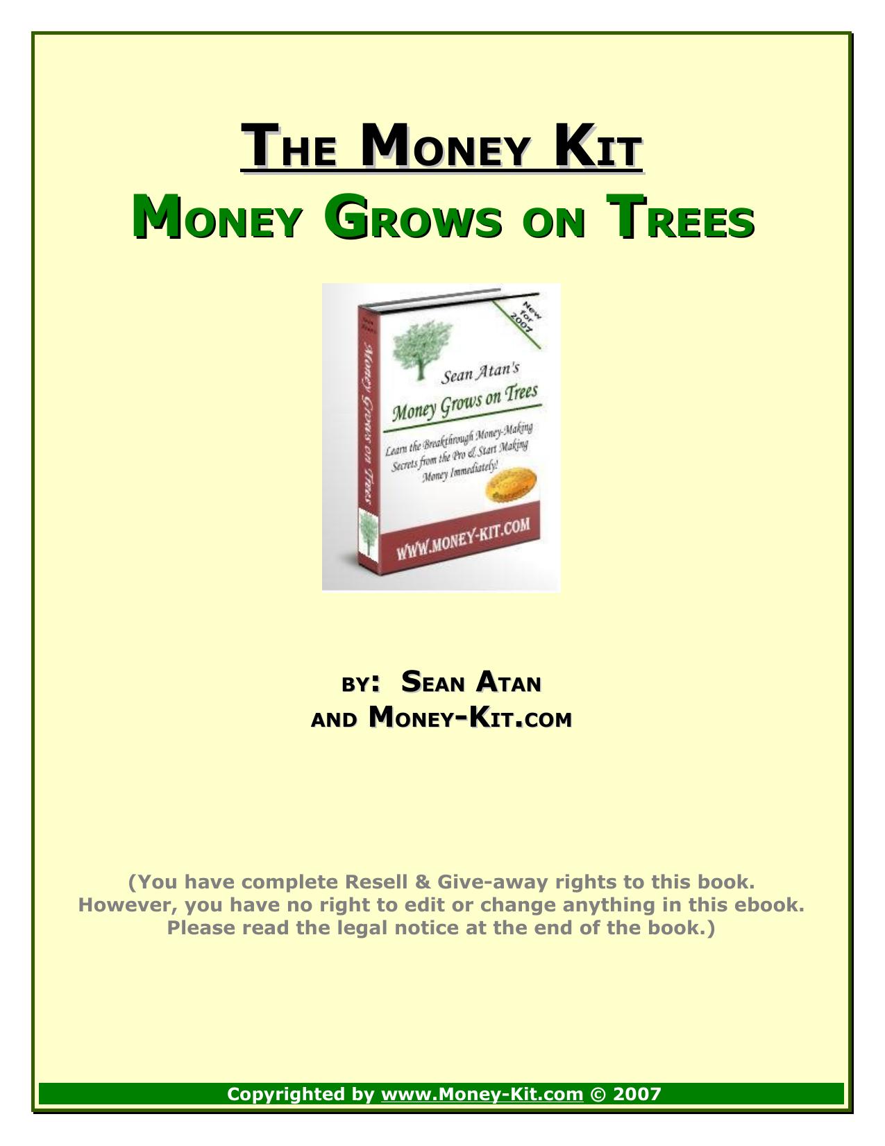 Money Grows on Trees by Unknown