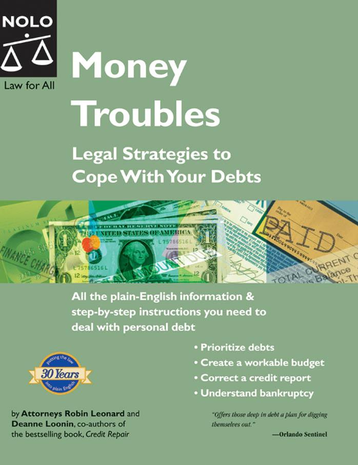 Money Troubles by Leonard Robin.; Loonin Deanne