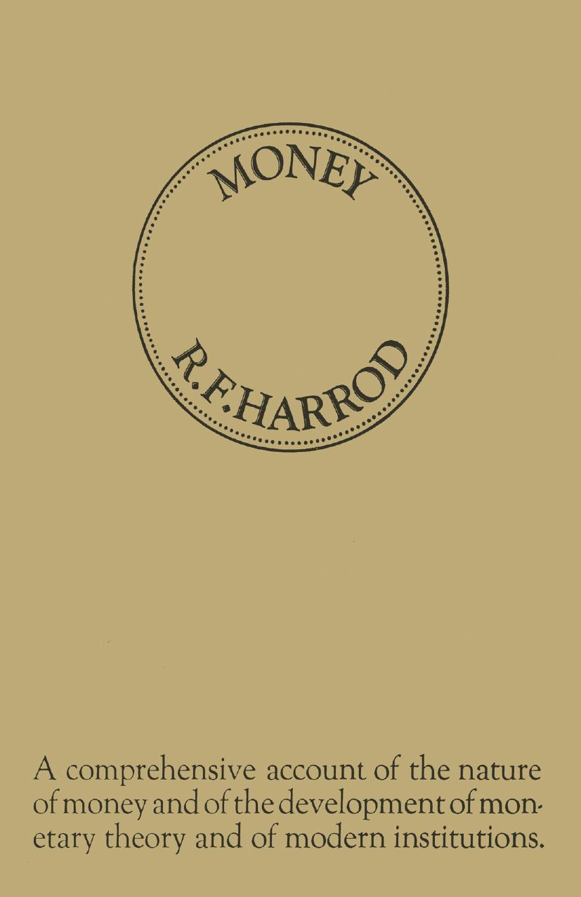 Money by Roy Harrod (auth.)