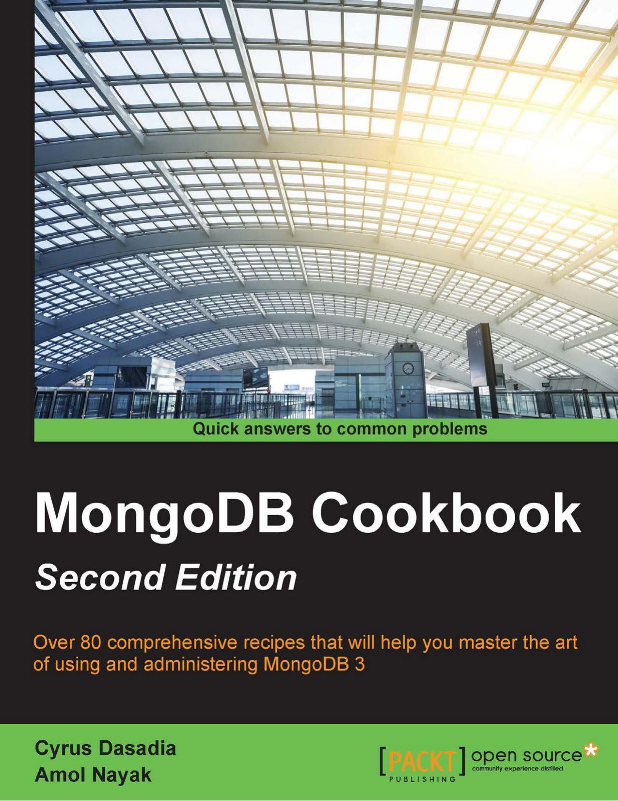 MongoDB Cookbook 2nd Edition by Unknown