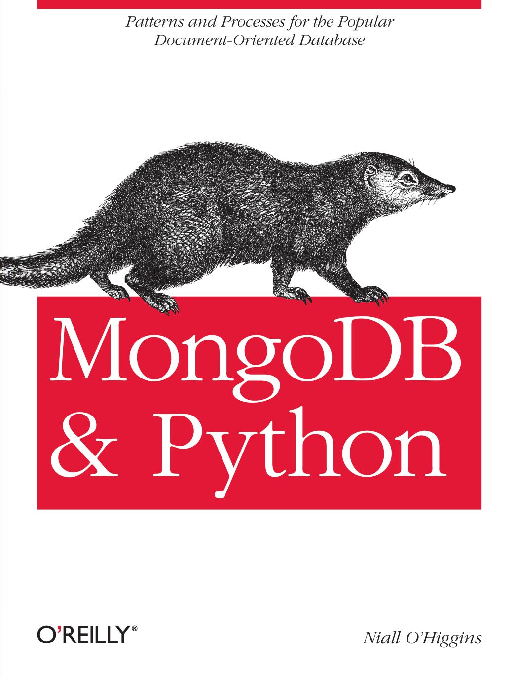 MongoDB and Python by Niall O’Higgins