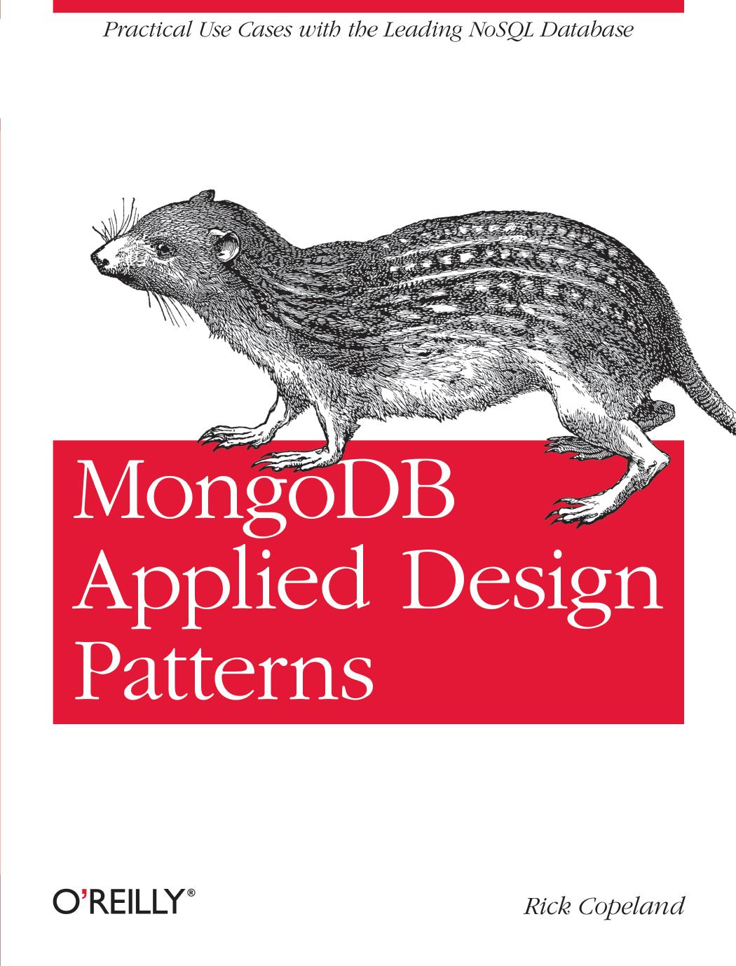 MongoDB applied design patterns by Copeland Richard D
