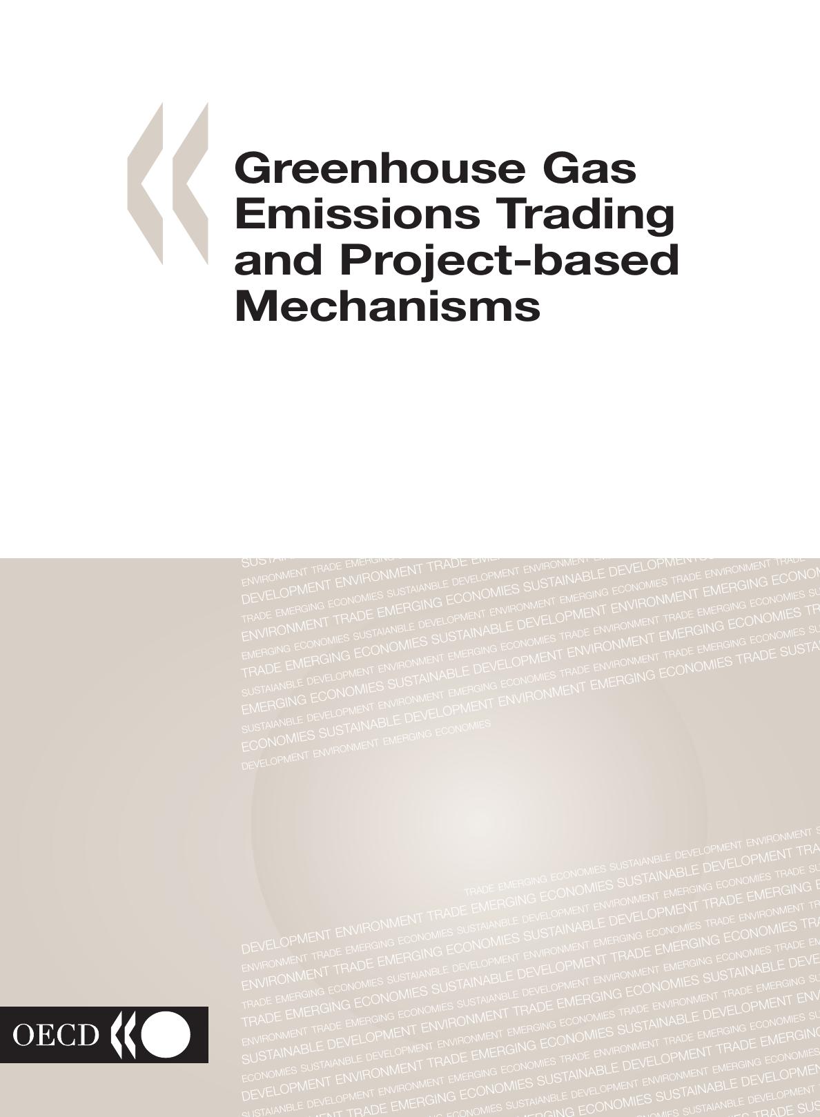 Monitoring, accounting and enforcement in emissions trading regimes by OECD