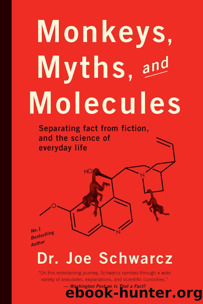 Monkeys, Myths, and Molecules by Joe Schwarcz