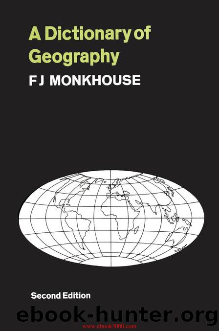 Monkhouse, Francis John by A dictionary of geography-Routledge (2017)