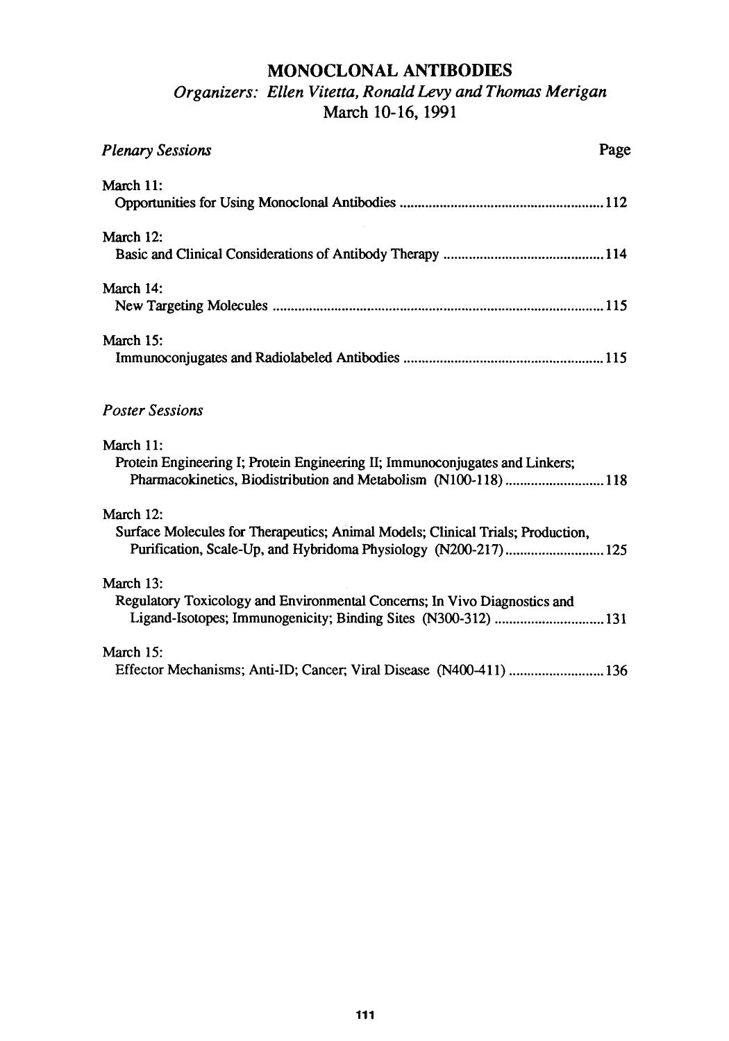 Monoclonal antibodies by Unknown