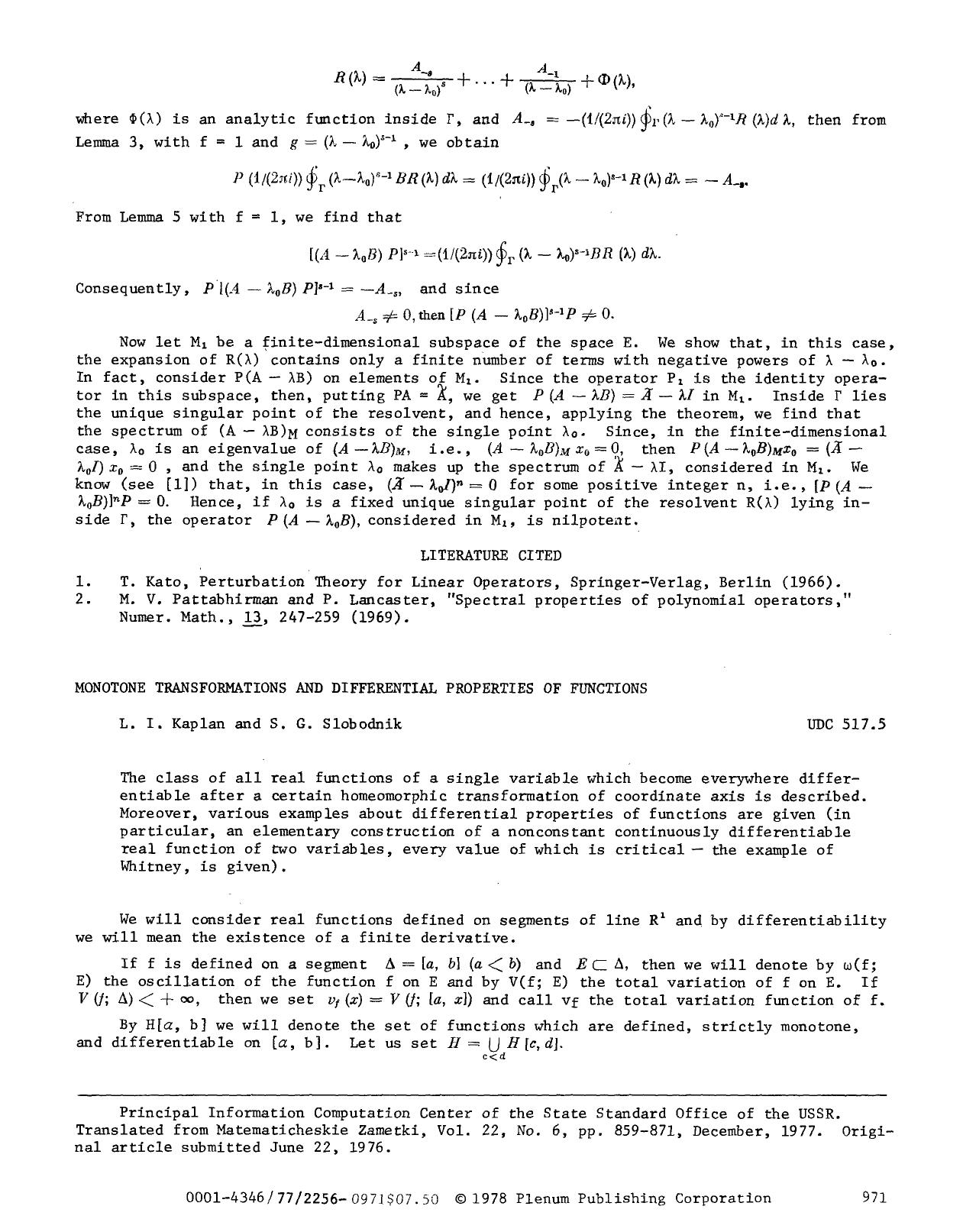 Monotone transformations and differential properties of functions by Unknown