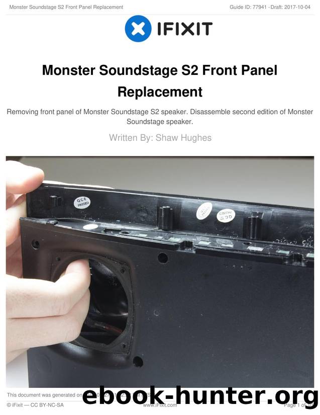 Monster Soundstage S2 Front Panel Replacement by Unknown