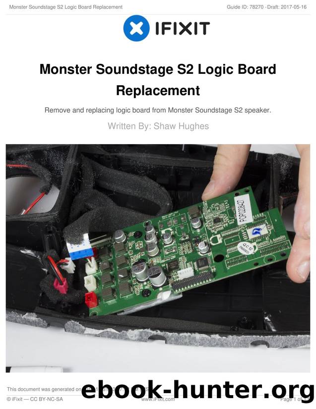 Monster Soundstage S2 Logic Board Replacement by Unknown