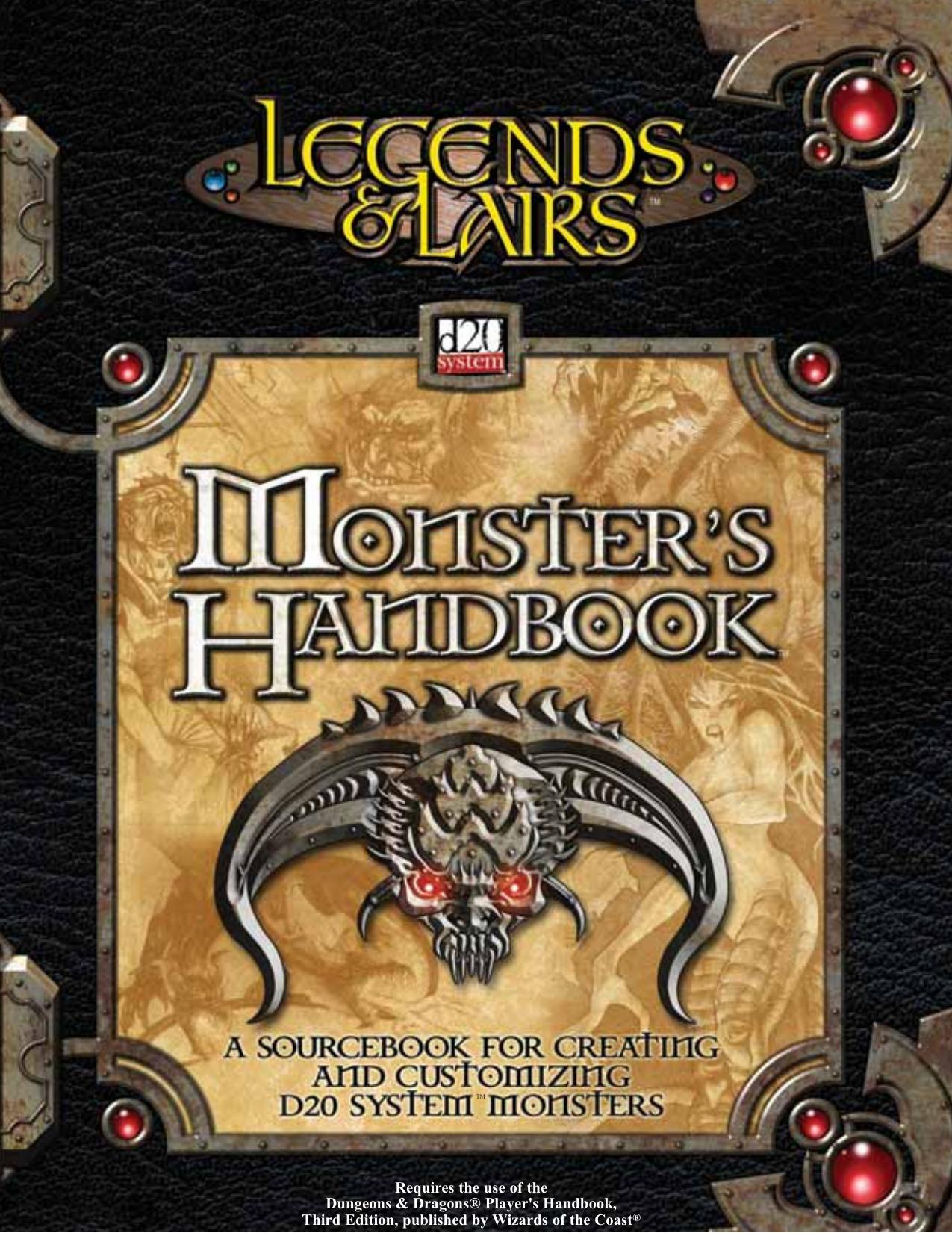 Monster's Handbook by Fantasy Flight Games