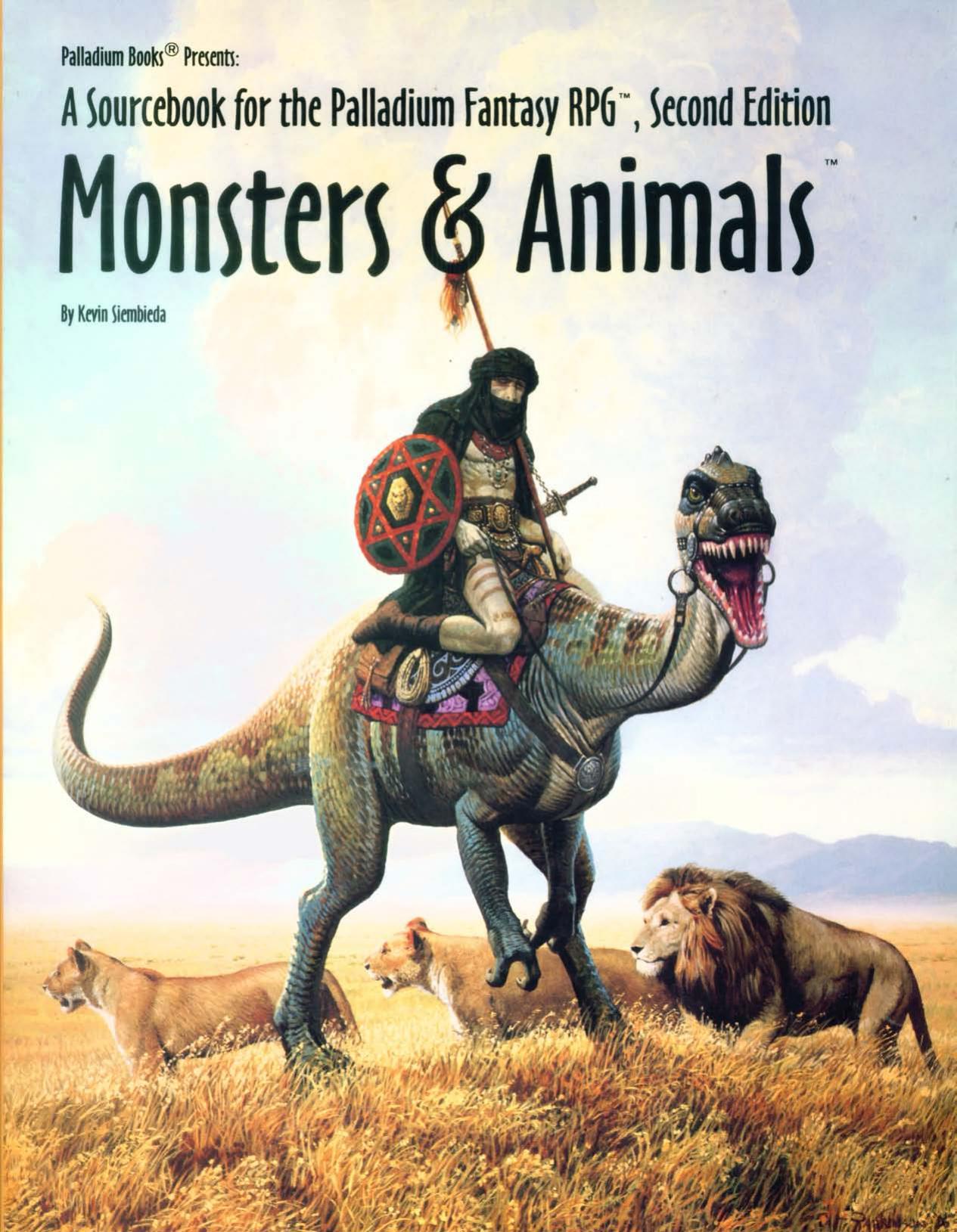 Monsters and Animals by Kevin Siembieda