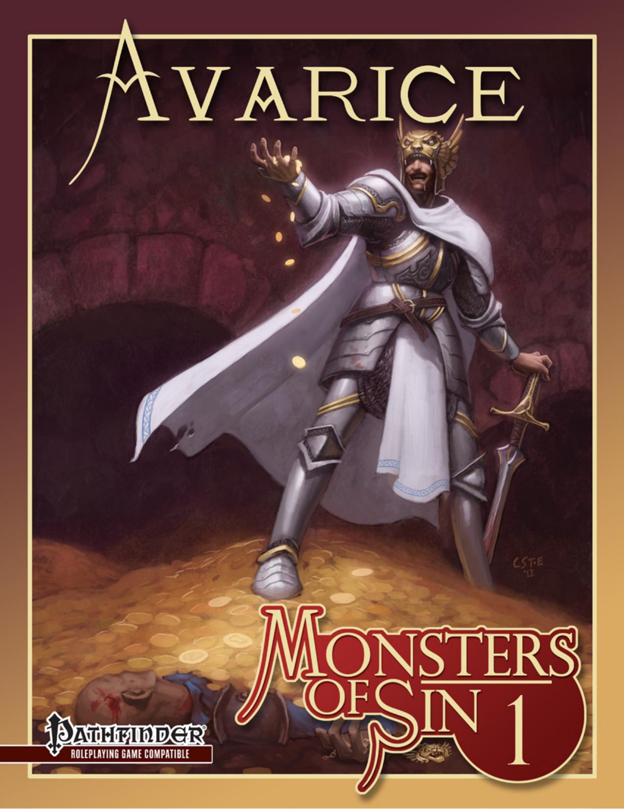 Monsters of Sin 1 by Avarice