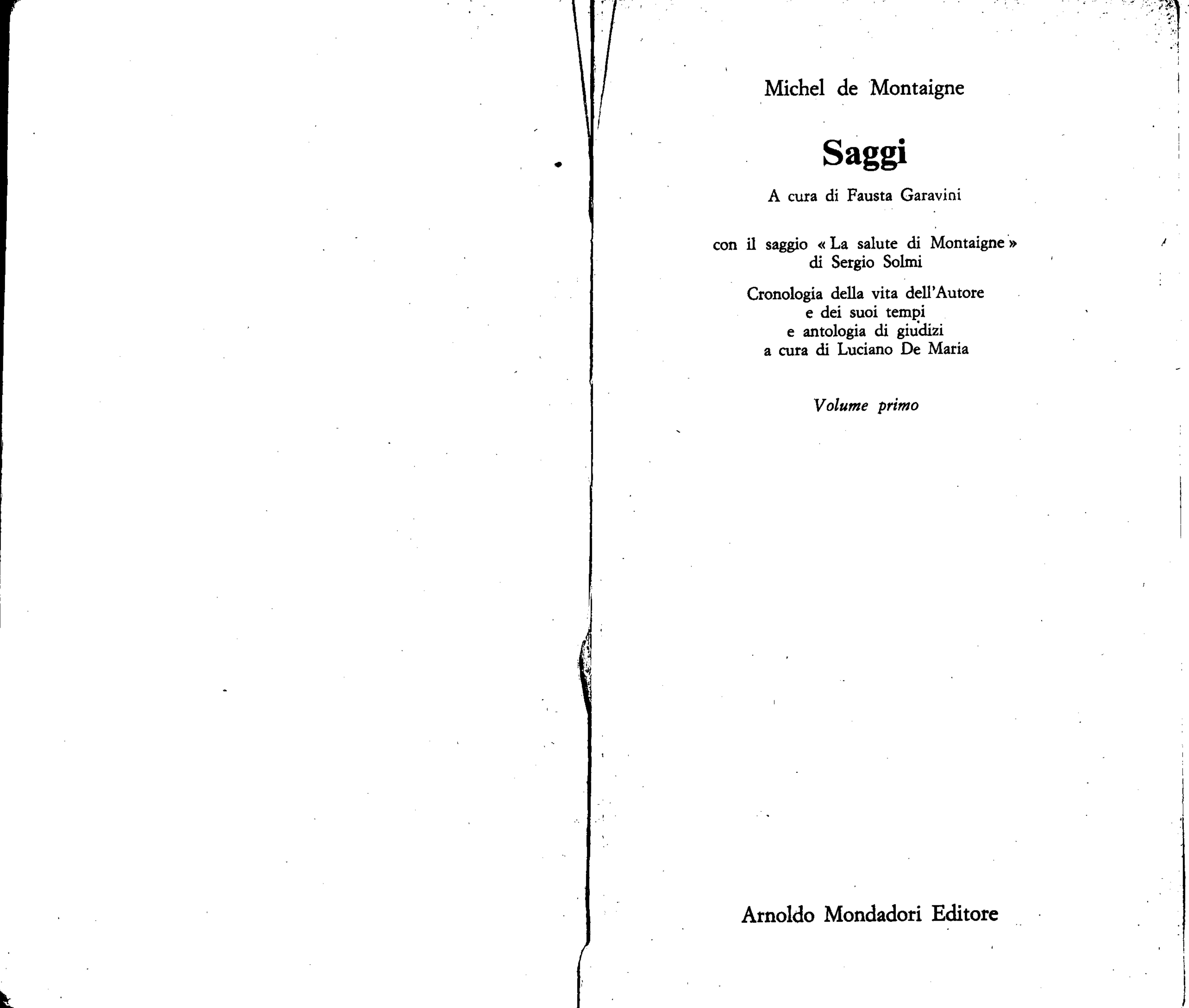Montaigne by Saggi (2 voll in 1)