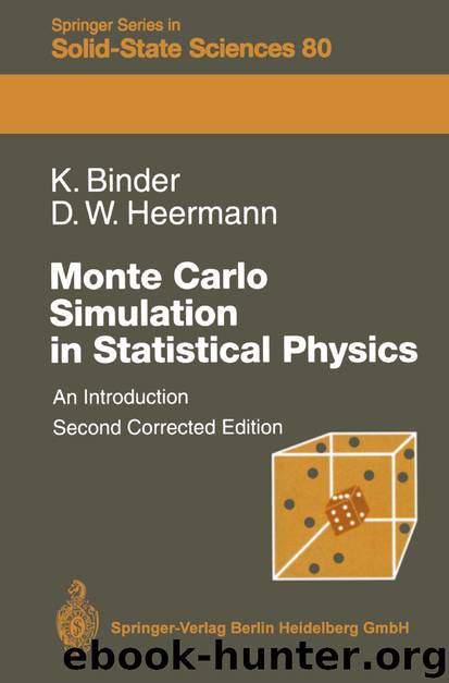 Monte Carlo Simulation in Statistical Physics by Unknown