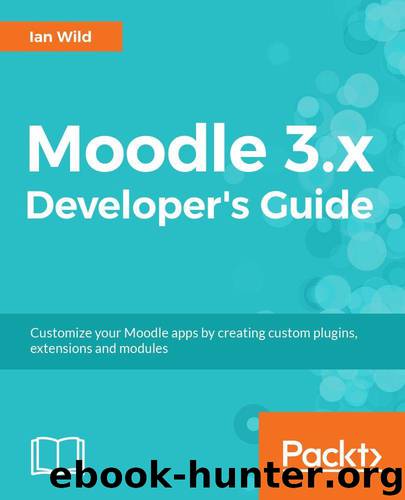 Moodle 3.x Developer's Guide by Wild Ian