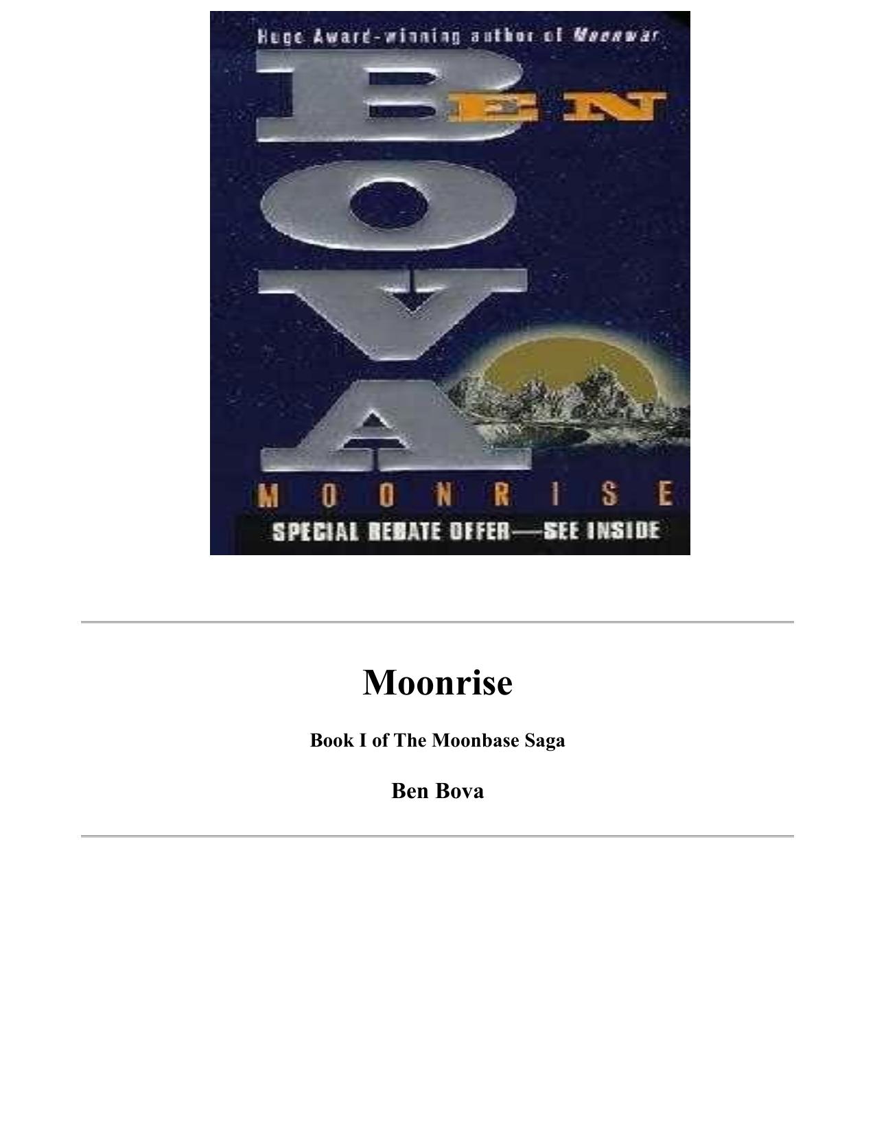 Moonrise by Ben Bova