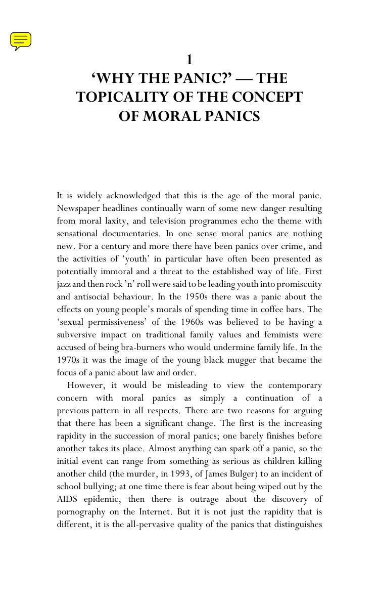 Moral Panics by Kenneth Thompson