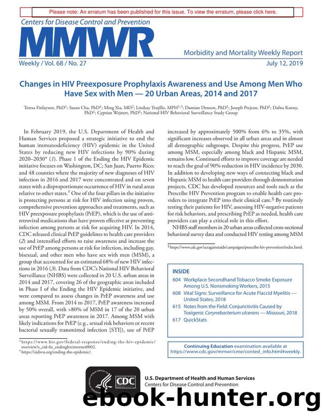 Morbidity and Mortality Weekly Report, Volume 68, Issue Number 27 by Unknown