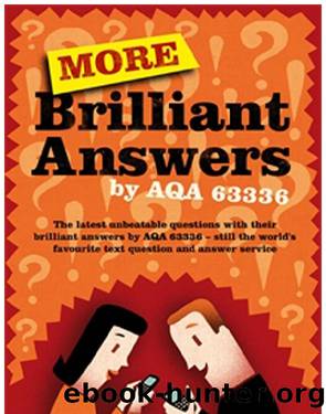 More Brilliant Answers by Aqa 63336
