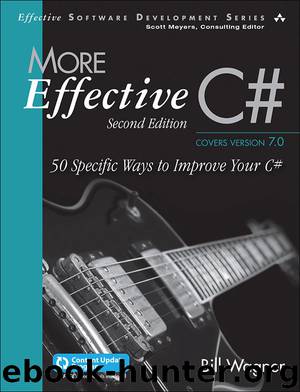 More Effective C# (Includes Content Update Program): 50 Specific Ways to Improve Your C# (Effective Software Development Series) by Bill Wagner
