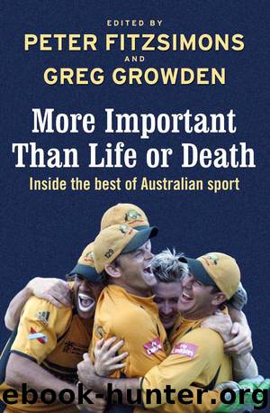 More Important than Life or Death by Peter FitzSimons