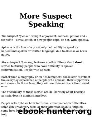 More Suspect Speaking by James Stephens