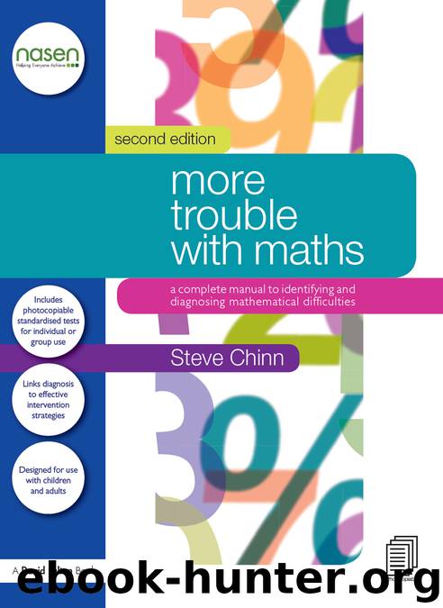 More Trouble with Maths by Chinn Steve;