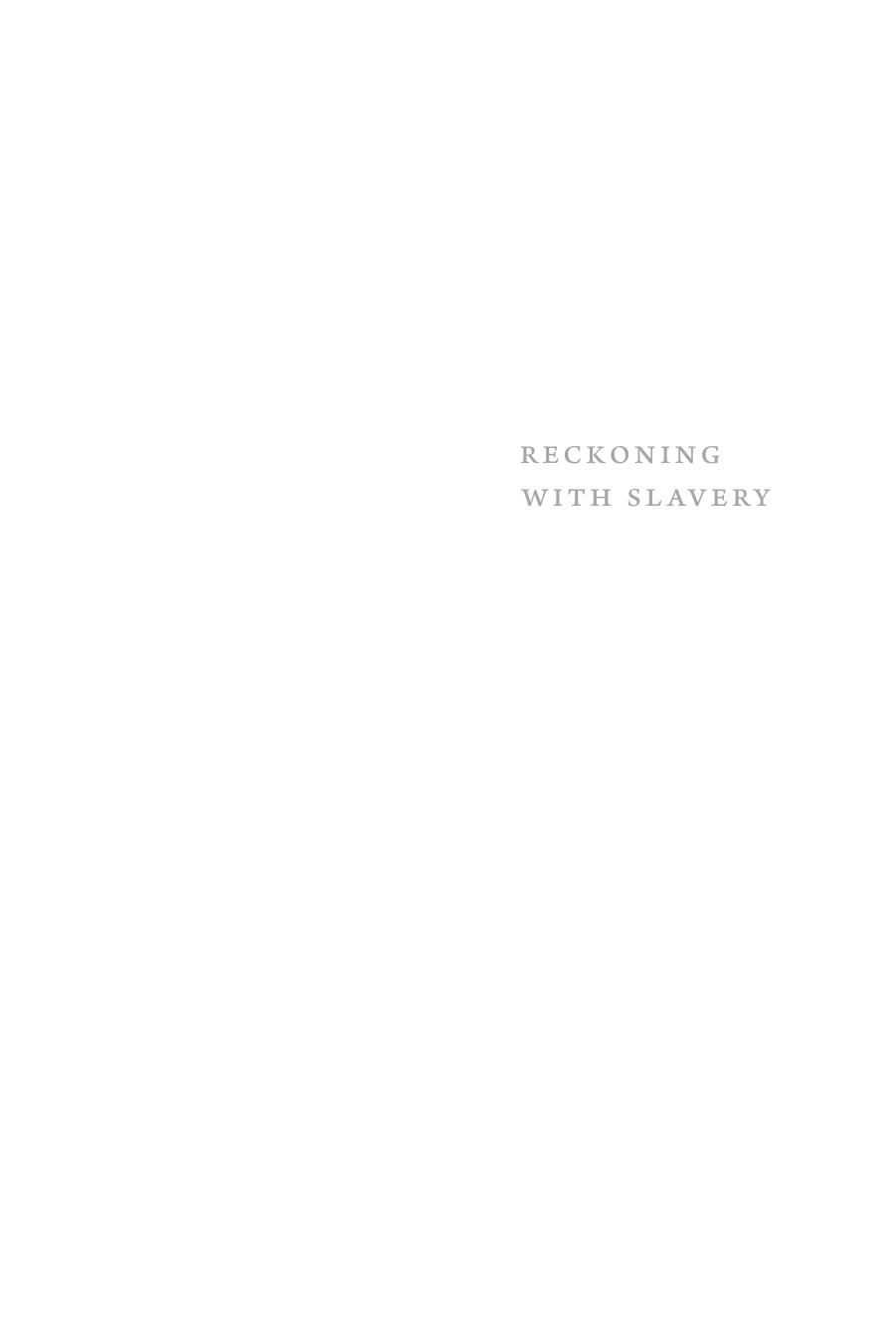 Morgan by Reckoning & Slavery. Gender Kinship & Capitalism in the Early Black Atlantic (2021)