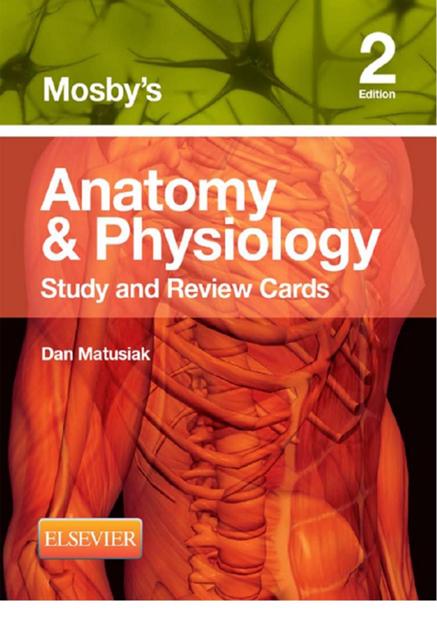 Mosby's Anatomy & Physiology Study and Review Cards by Matusiak Dan