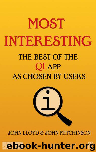 Most Interesting: The Best of the QI App as Chosen by Users by John Lloyd & John Mitchinson & Lloyd Mitchinson