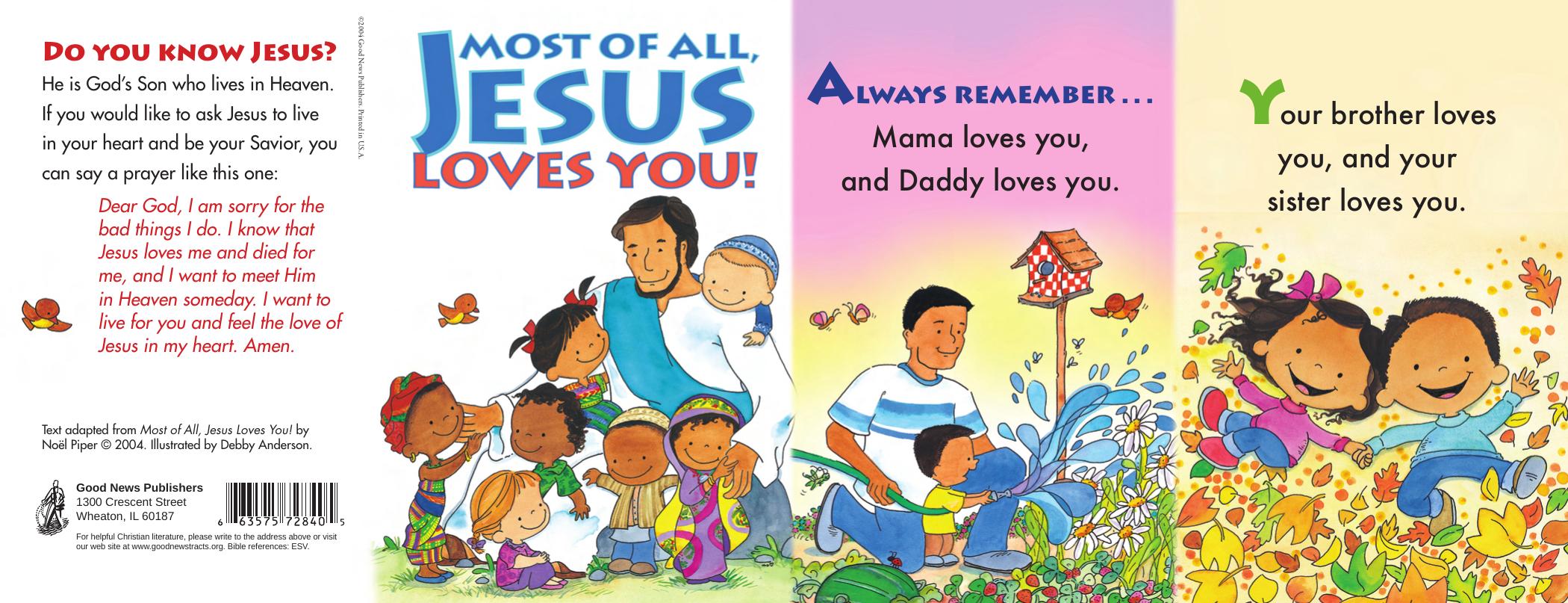 Most of All Jesus Loves You by Corresponding Tract