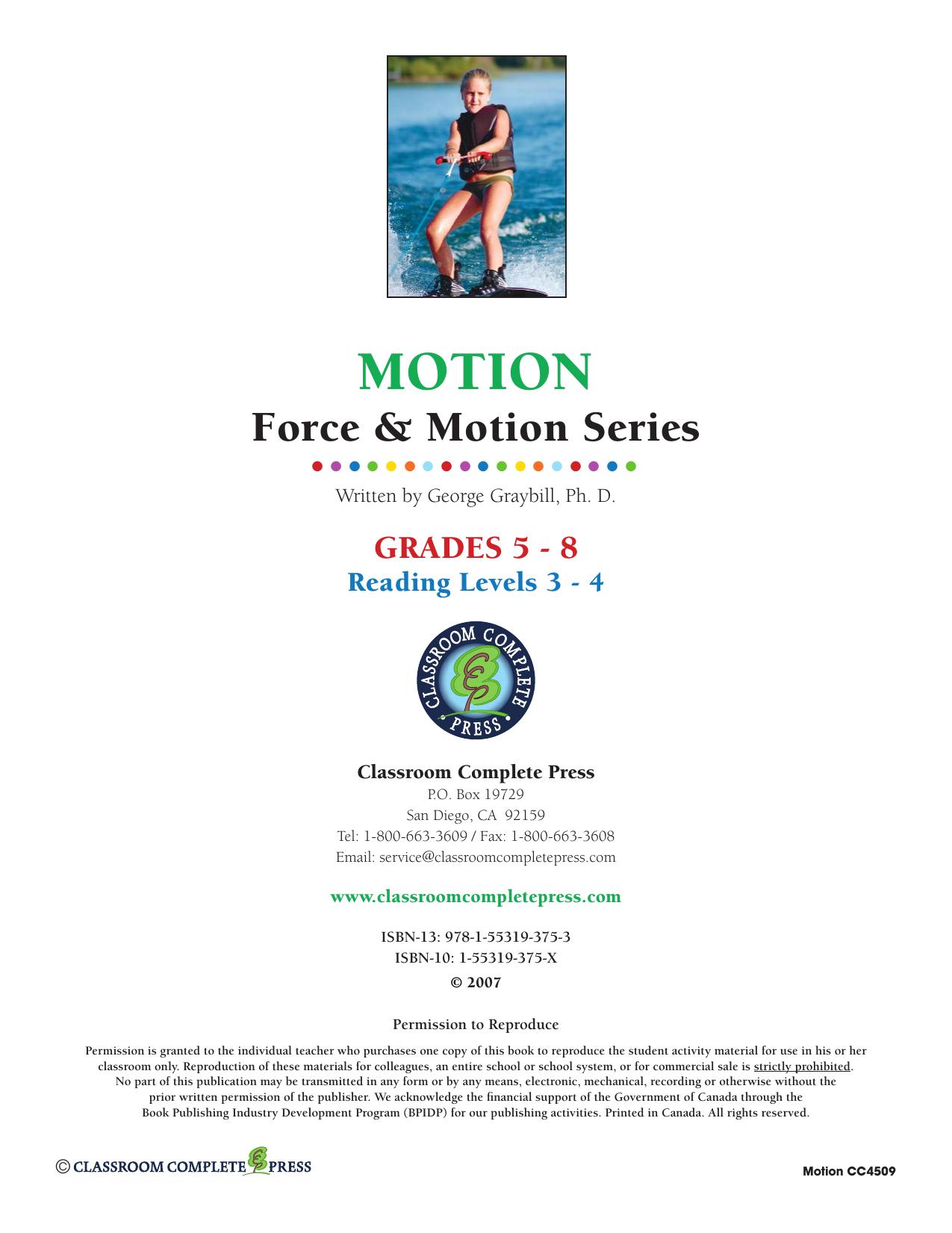 Motion Gr. 5-8 by George Graybill