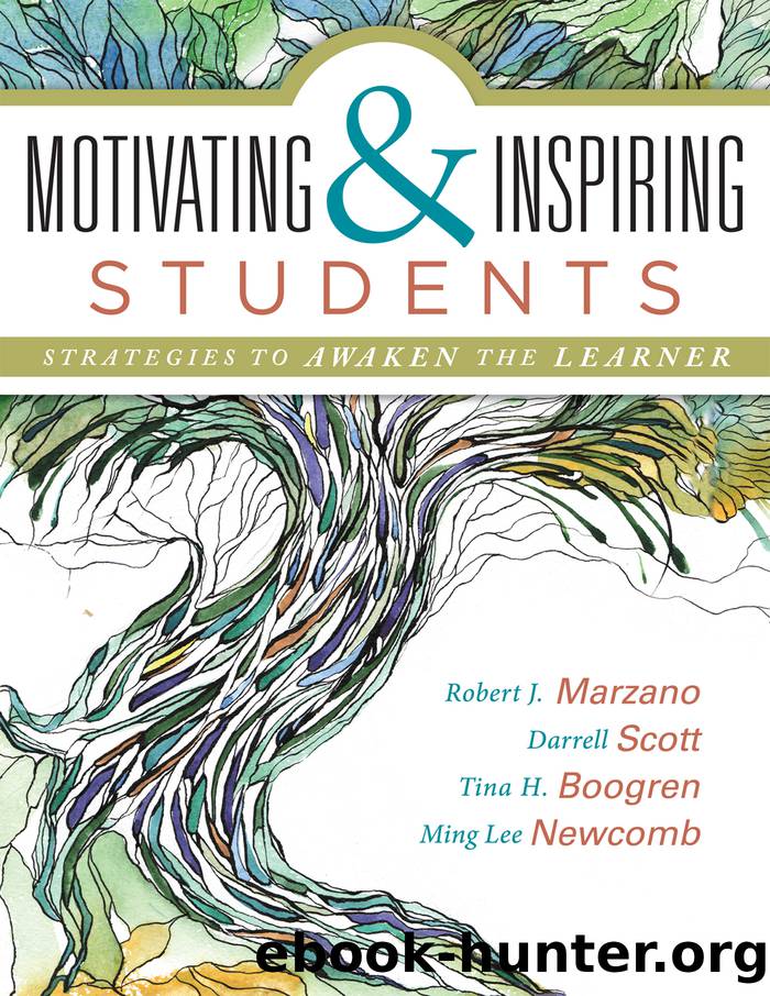 Motivating and Inspiring Students by Marzano Robert J.;Scott Darrell;