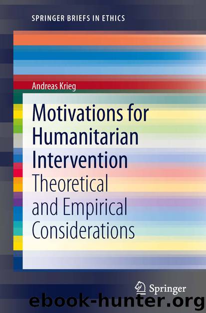 Motivations for Humanitarian intervention by Andreas Krieg